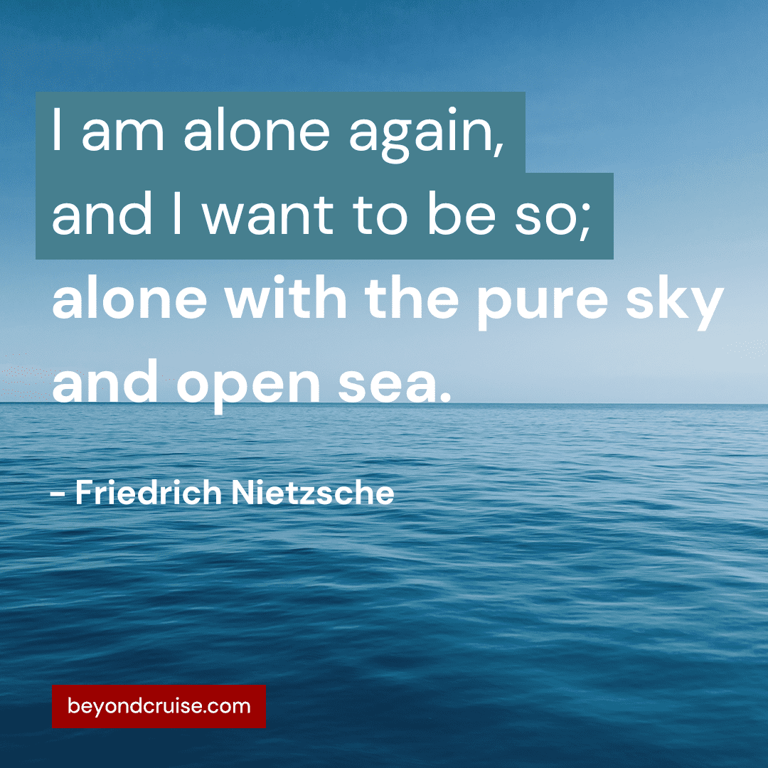 Friedrich Nietzsche Sea Quote