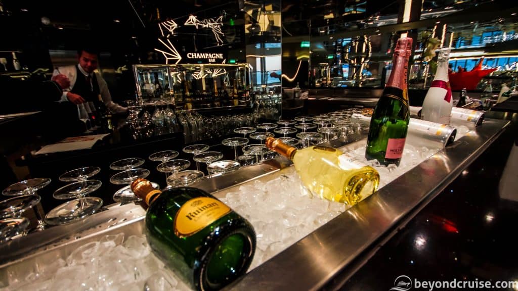 MSC Meraviglia Champagne Bar Deck 7