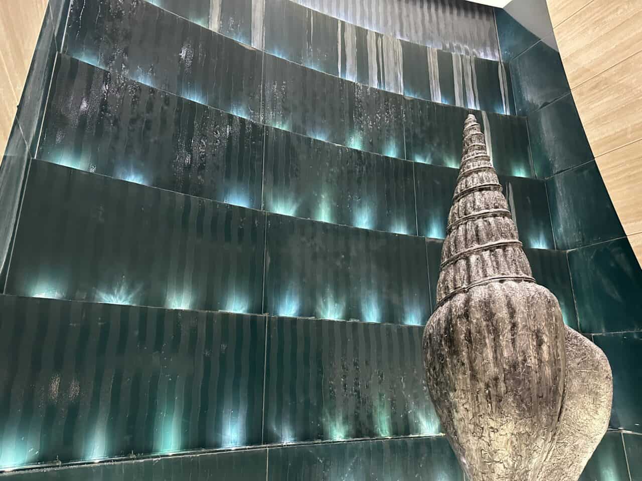 MSC Preziosa Atrium Waterfall