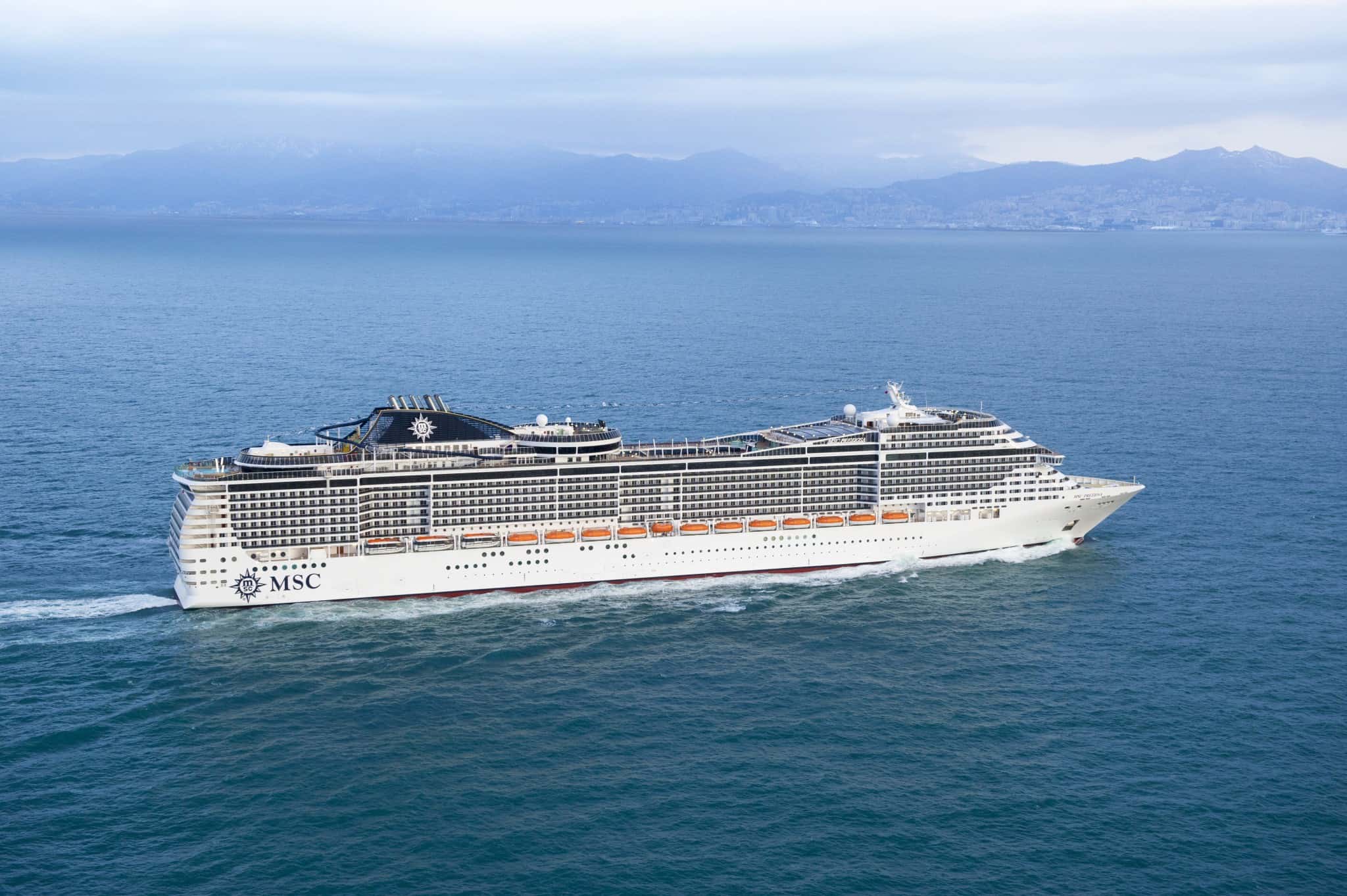 MSC Cruises - MSC Preziosa at sea