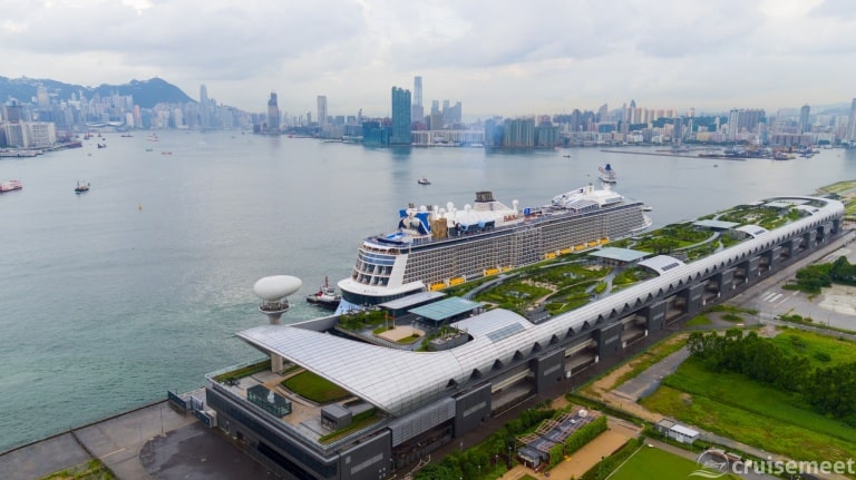 Ovation of the Seas arrives in Hong Kong